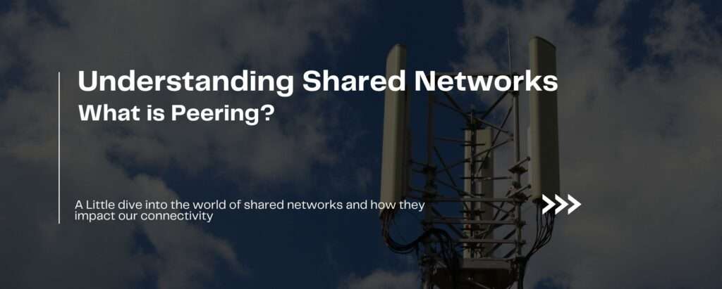 What is peering and what are shared networks - Get a complete understanding of the system